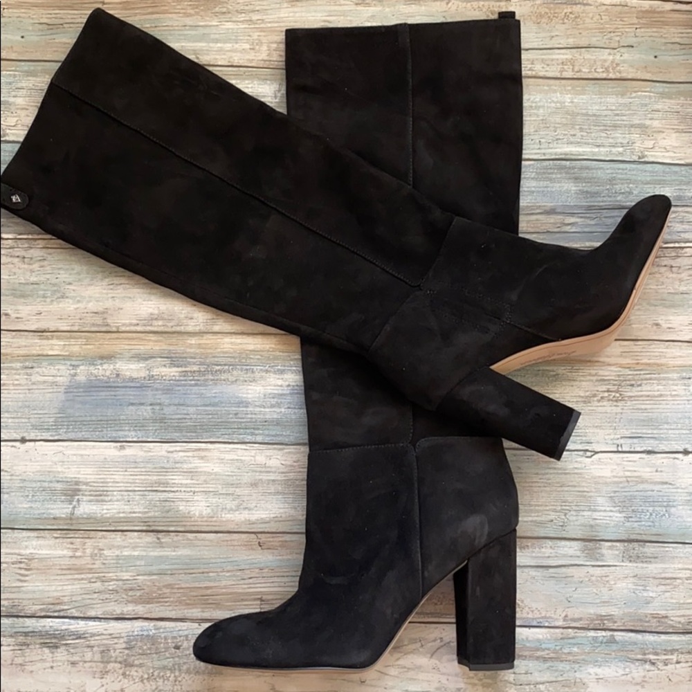 New Sam Edelman caprice Knee-High Boot black - Picture 3 of 9